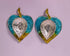Pure Silver Leaf Pattern Fancy Diya 24g